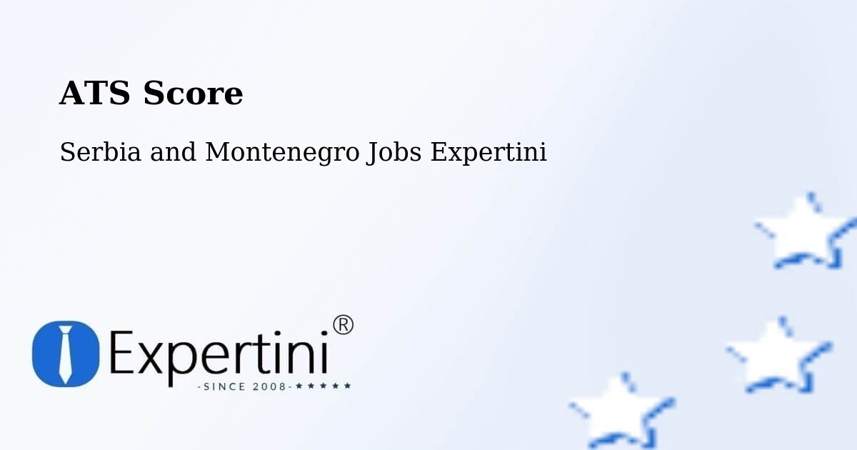 Resume ATS Score & Job Description Match Tool – Durham - Serbia and Montenegro Jobs Expertini